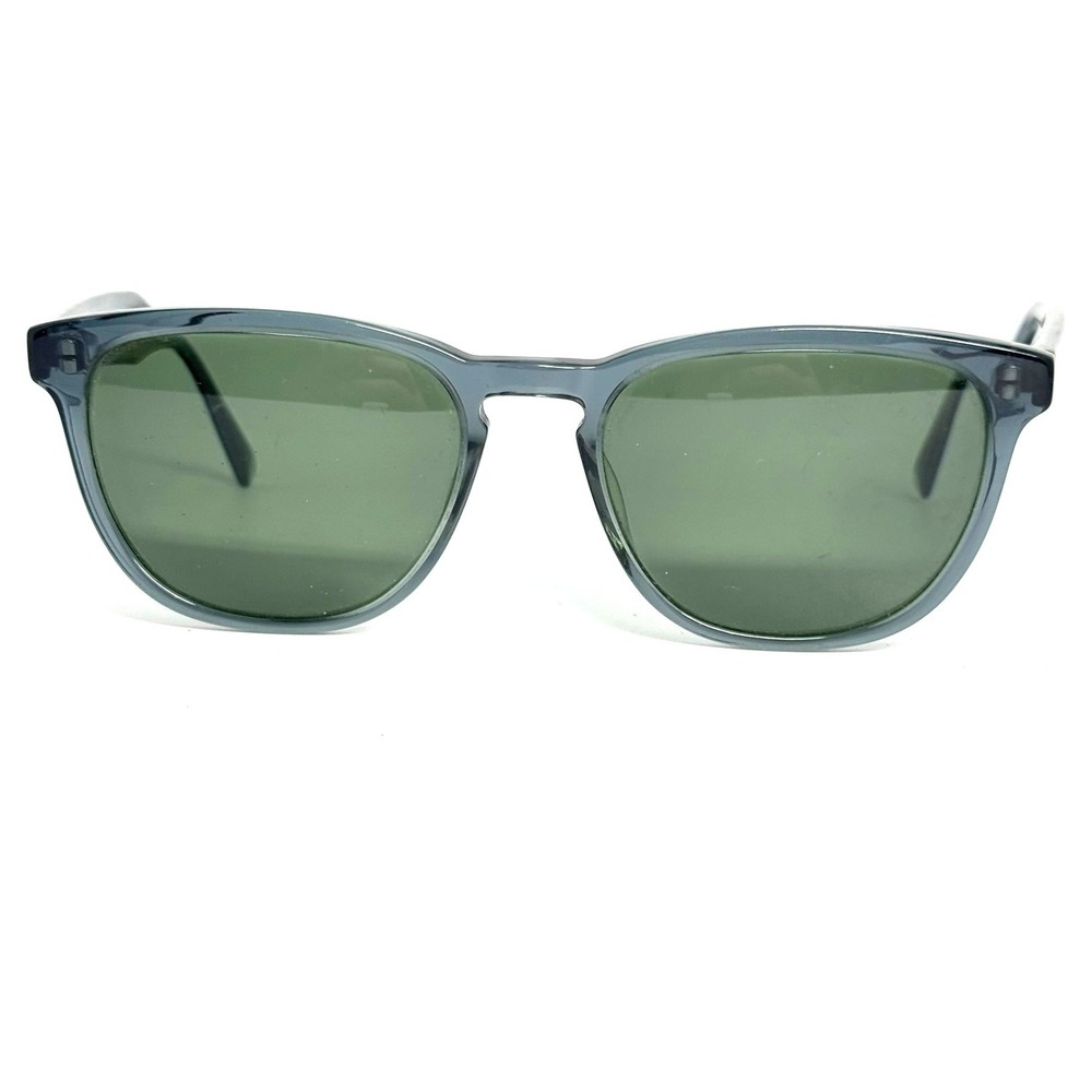 Warby Parker Jennings 370 Sunglasses Blue Gray Frame Green Lens 53-19-145
